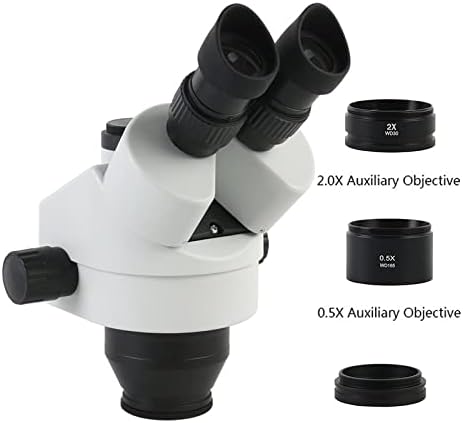 Acessórios para microscópio 3,5x 7x 45x 90x Microscópio estéreo focular simul-focal WF10X/20MM Laboratório