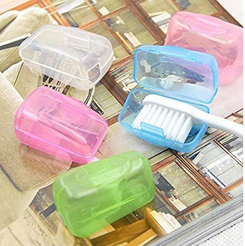 5pcs escova de dentes tampa a cabeça do gabinete de gabinete de dentes portátil Contêiner de proteção