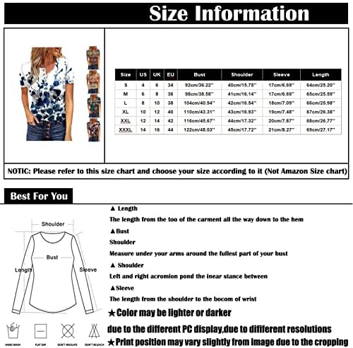 Nokmopo Tees for Women Summer Fashion Casual Manga curta o Pescoço de cor tops de cor, camisas de tamanho