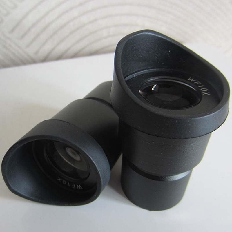 Acessórios para microscópio 30mm 30,5mm Microscópio de microscópio óptico lente ocular, com tampas de borracha de borracha de sombra consumíveis de laboratório