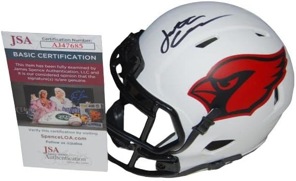 Jonathan Gannon assinou o Mini Capacete Lunar JSA CoA AJ47685 - Mini capacetes autografados da NFL