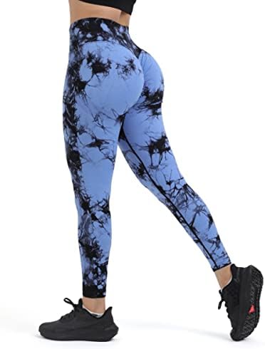 Turbofit sem costura Scrunch Butt Leggings para mulheres High Chaist Workout Gym Yoga Pants Control
