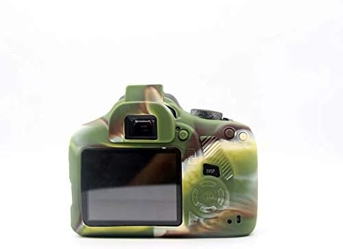 Bolsa de pele de capa de borracha de silicone macia para câmera Canon EOS 1300D 1500D
