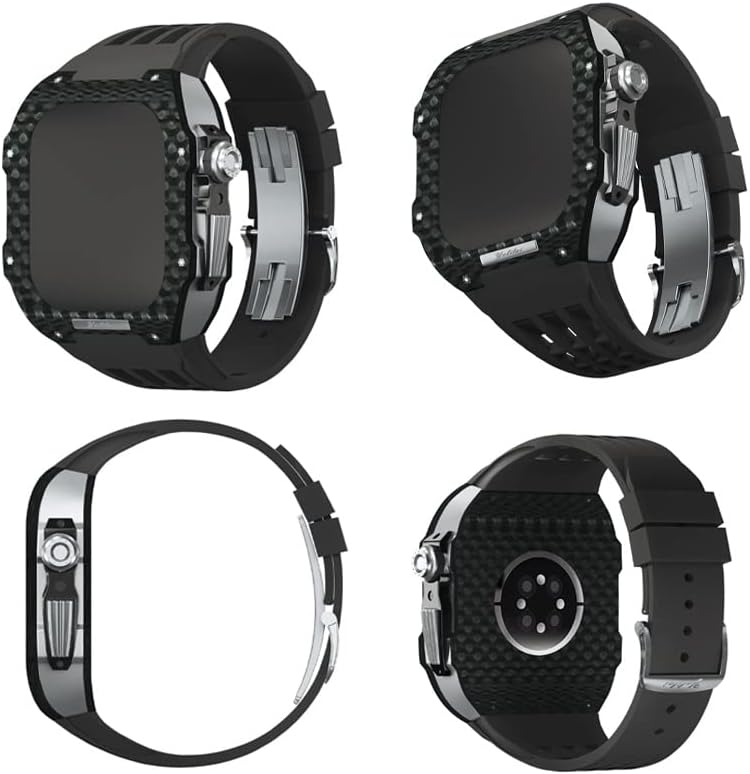 Kit de banda de relógio de fibra de carbono Neyens para Apple Watch 8/7/6/5/4/SE