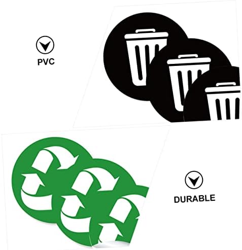 Tofficu 1 Definir 6 folhas de lixo de classificação de lixo lixo