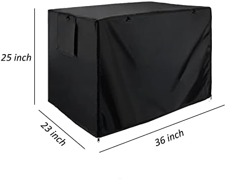 Kefit Durable Dog Crate Cover-dule Door, capa de canil de estimação Tampa de gaiola anti-UV para cã