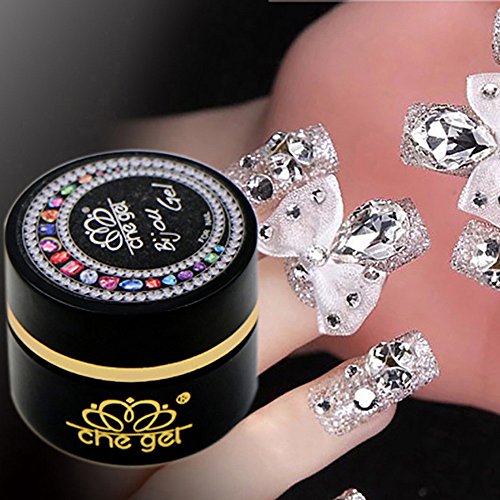 Gems LED jóias adesivas de absorção de decorações cola arte unha 6g bit chine bit for unhas