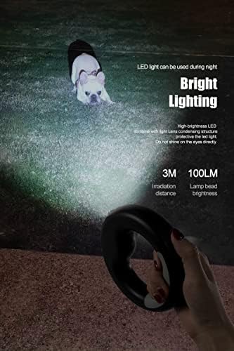 DONUT LED RETRÁVEL LED LASH com freio de uma mão, recarga a iluminação LED