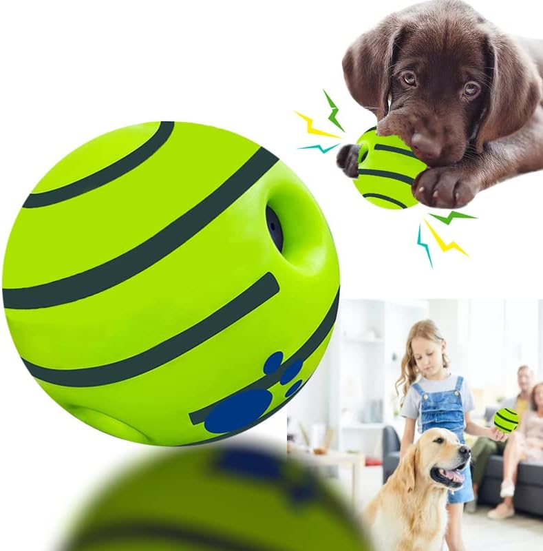 LFCTOYS 3.5''''''OBBLE Giggle Dog Ball, Bola de brinquedo de cachorro estranho, bola de estimação peppy, treinamento