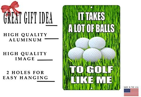 Rogue River Tactical engraçado Golfe Metal Tin Sign Decoração de parede de golfe É necessária muitas