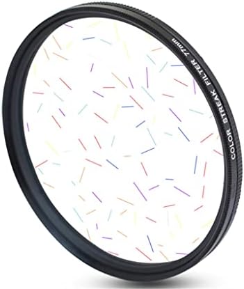 Espelho de desenho colorido de Walnuta 77 mm 82mm filtro de filtro de estrela de estrela do filme widescreen