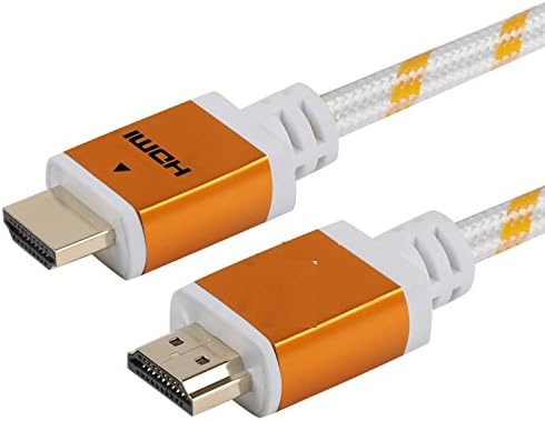 Ablevantage HDMI trançado para o cabo PS4 HDMI 18Gbps Premium trançado os conectores banhados por Gold -Ethernet,