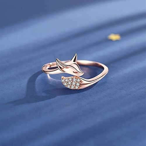Anel de inquieto, S925 Sterling Sliver Ansity Anel para mulheres, anel de noivado de girador aberto ajustável para mulheres jóias de meninas