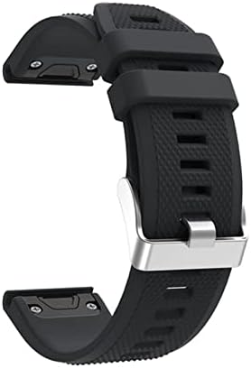 Puryn Sport Silicone Watch Band Wrist Scorre para Garmin Fenix ​​6x 6 6s Pro 5x 5 5s mais 3 3hr 20 22 26mm EasyFit