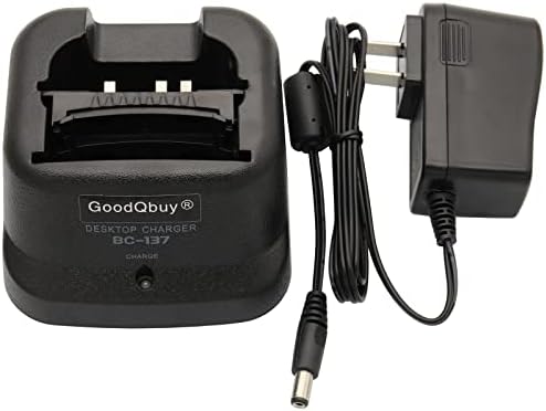 O carregador rápido do GoodQBuy é compatível com o ICOM Radio IC-A24 IC-F4GT IC-F30GT IC-T3H