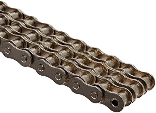 Tsubaki 120-3RB ANSI Chain Roller, fita tripla, rebitada, aço carbono, polegada, 120 ANSI No., 1 1/2 Pitch,