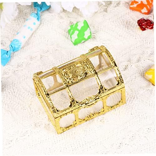 ABAODAM 40 PCS Candy for Gifts Sugar Transparent Recifrings Titular de noiva Round Presente Crafts Com