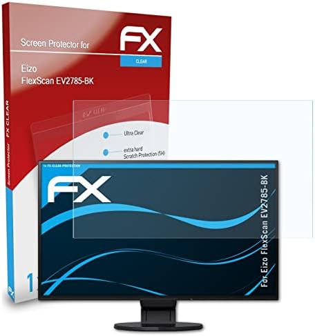 Atfolix Screen Protection Film Compatível com EIZO FlexScan EV2785-BK Protetor de tela, filme de proteção Ultra-Clear FX