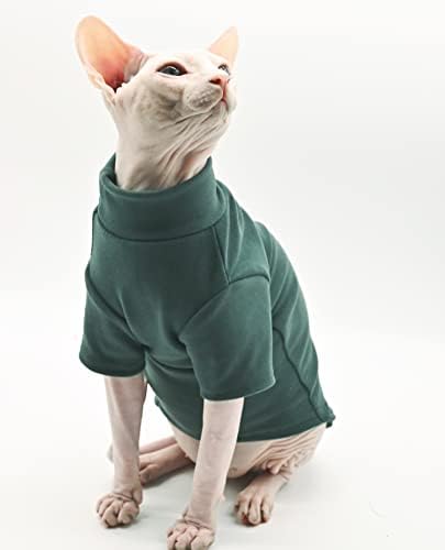 Roupas de gato Duomasumi Sphynx Auto-aquecedor de roupas íntimas térmicas quentes sem pêlos para esfínx,