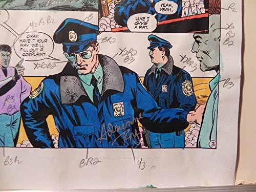 Detetive Comics 653 Batman Production Art assinou A. Roy com CoA PG3