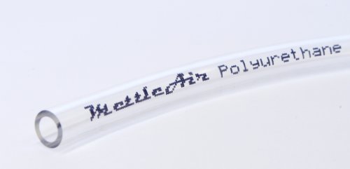 MettleAir PU 1/4-30C Tubos de poliuretano, 1/4 OD, 30 m, limpo 30 m