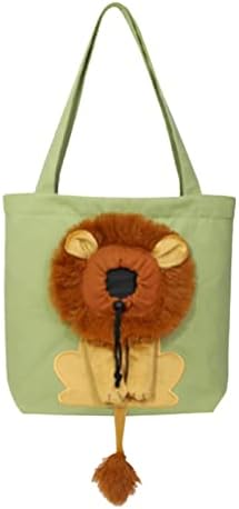 Bolsa de transporte de ombro de animais de estimação Bolsa de bolsa de viagem Tela com padrão de alça de leão