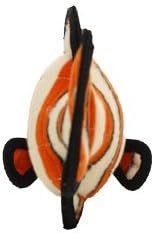 Tuffy - brinquedo de cachorro mais macio do mundo - peixe -oceano laranja -squeakers - várias