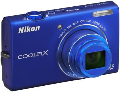 Nikon Coolpix S6200 Câmera digital de 16 MP com 10x Zoom óptico Nikkor Ed Lens de vidro e vídeo
