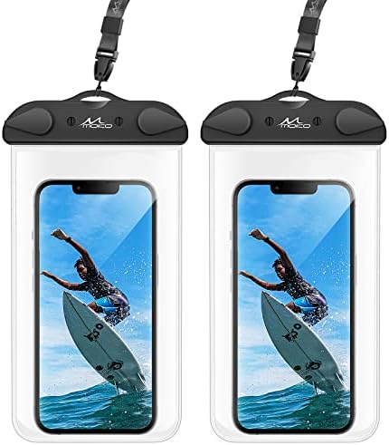 Bolsa de telefone à prova d'água Moko compatível com iPhone14 13 12 11 Pro Max X/Xr/XS/8 Plus/Se 3, Galaxy S21 Ultra/A12/A52/Nota