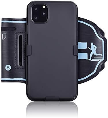 Igooke iPhone 11 Pro Max Sports Brandband, capa híbrida de estojo duro com combinação de braçadeira