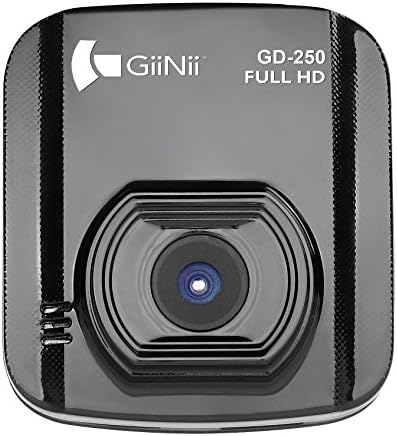 Giinii GD-250 1080p DashCamVideo Câmera com retroiluminamento de LED de 2,0 polegadas