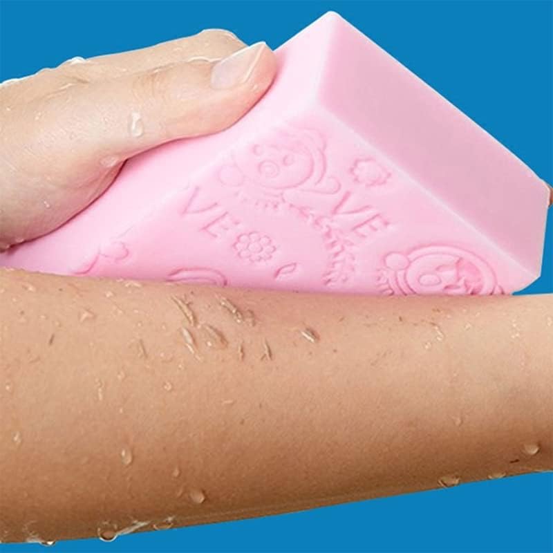 Esponja de banho esfoliante, banheira mágica esponja 3D Bunche de chuveiro de banho, esponjas macias para chuveiro,
