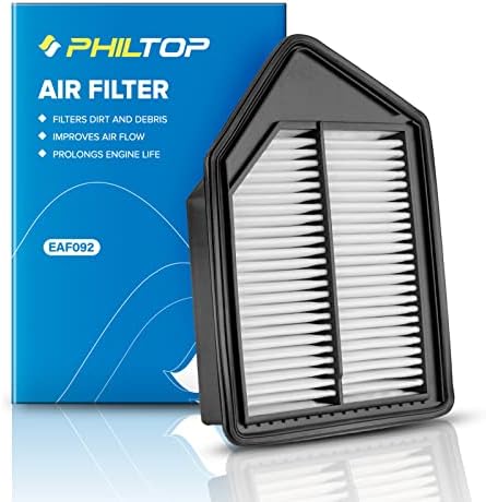 Filtro de ar do motor Philtop, substituição EAF092 para CR-V, melhore o desempenho do motor