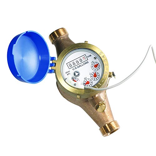 Pulser do medidor de água sem chumbo/nsf 3/4 x 1 - 4 pulsos/galão