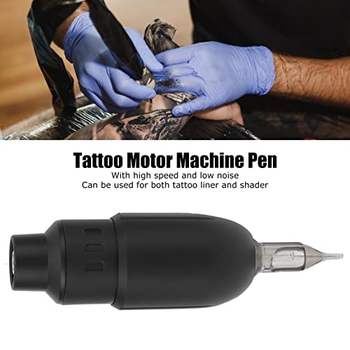 Tattoo Machine Caneta, Interface RCA Máquina de caneta de tatuagem rotativa, caneta de máquina de motor de tatuagem de shader, interface DC Tattoo de agulha de cartuchos fortes, para todos os cabos de clipe de tatuagem de interface RCA padrão