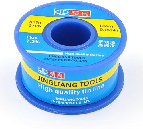 Jingliang 63/37 Solder Welding Wire 1,2% Fluxo Rosina para solda, 1,76 oz)