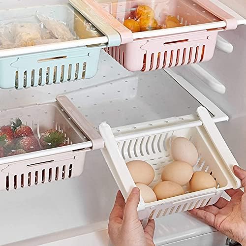 ANNCUS AT69 -FRIDGE GATER Organizador Gavetas de geladeira para prateleiras - Organizador de cozinha ajustável