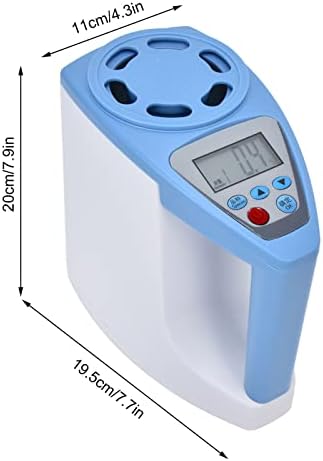 Medidor de umidade de grãos inteligentes, medidor de umidade de grãos de alta precisão Analisador de umidade de umidade de grãos digitais para 24 tipos de canola de trigo de milho de arroz 100-240V