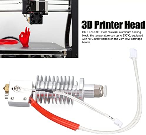 Extrusora de impressora 3D Fosa 3D Cabeça de impressão 3D 24V V5 0,4 mm Bocal 3D UNIDADE DE IMPRIDADE INSTRUDIDA