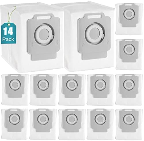 14 Sacos de vácuo de embalagem Substituição para IroBot Roomba Bag i7 i7+, i3 i3+, i1+ j7 j7+ mais i8+