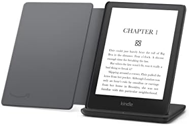 Edição de assinatura Kindle Paperwhite, incluindo Kindle Paperwhite - Agave Green - sem anúncios de tela de bloqueio, capa de tecido - jeans e doca de carregamento sem fio