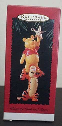 Hallmark mantém Disney Winnie The Pooh e Tigger 1995 Christmas Ornament