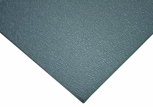 Wearwell PVC 444 Deluxe Soft Step Light Duty Anti-fadiga tapete, para áreas secas, largura de 2 'largura x