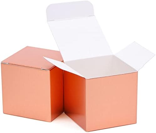 Szychen 50pcs 2x2x2in caixas de presente, caixas de favor de papel, adequadas para presentes pequenos,