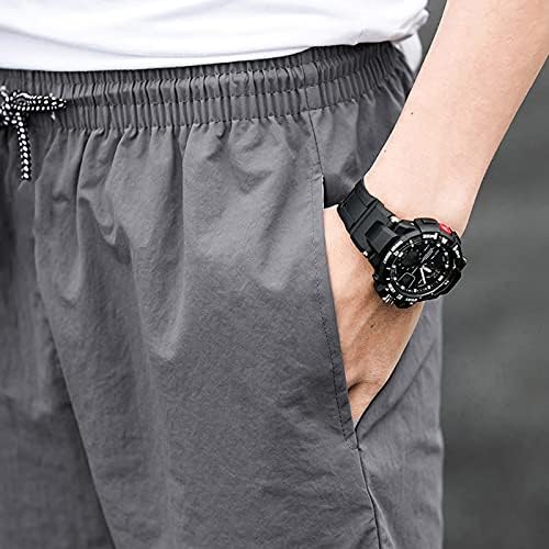 Calça de baú mais longa calça calças de praia meio-cidwaist masculino de cinco pontos de moda masculino
