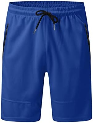 Mens de zddo, shorts, shorts de exercícios para homens, shorts 2 em 1 com bolsos com zíper, shorts de ginástica