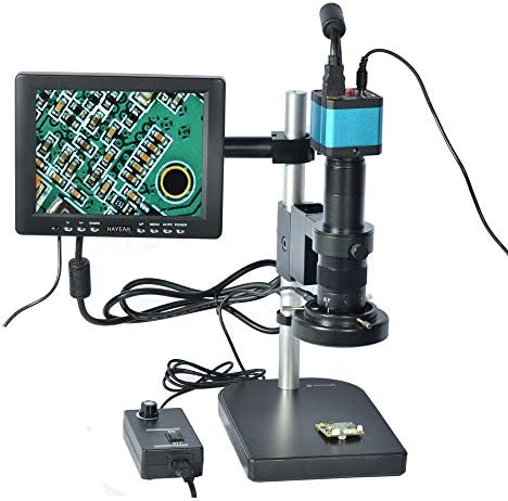 Hayear Full Set Full 14MP Industrial Digital Microscope Câmera HDMI Usb saídas+Lens de montagem