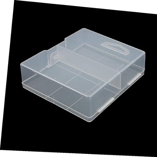 X-Dree 105mmx90mm32mm Transparente Plástico de plástico dura Organizador de caixa de armazenamento