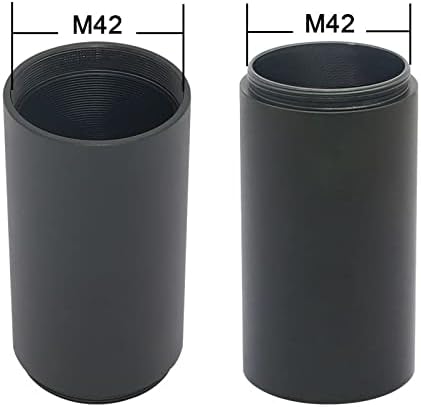 Acessórios para microscópio Adaptador de câmera microscópio 80mm 110mm Frea de montagem 42x0.75mm consumíveis de laboratório