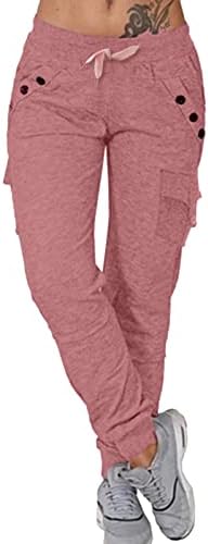 Calças de carga para mulheres trepadeiras de cintura alta jogadoras corpolas calças de moletom colheita Capri